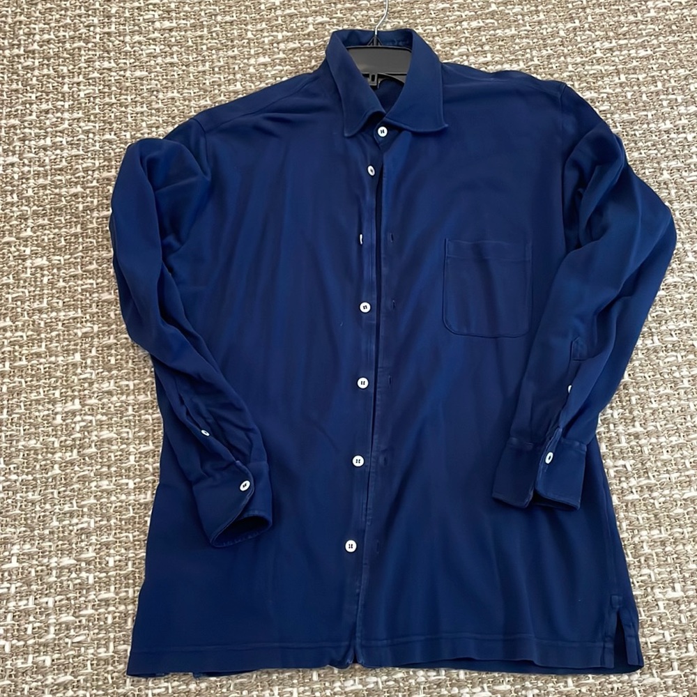 Borrelli jersey button down shirt